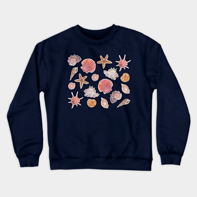 Season of Shells Crewneck Sweatshirt by kaichi1342